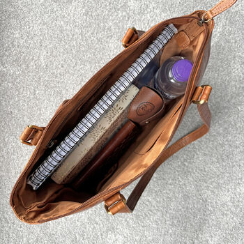 Women's Leather Shoulder Bag, Tote Bag, 3 of 10