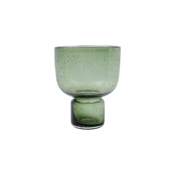 Farida Green Glass Vase, 2 of 5
