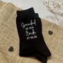 Grandad Of The Bride Wedding Socks, thumbnail 2 of 3