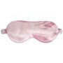 Baby Pink Print Mulberry Silk Eye Mask, thumbnail 1 of 2