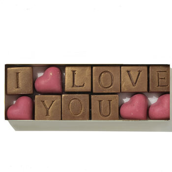 I Love You Chocolate Message, 2 of 2