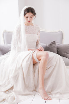 Silk Style Wedding Veil, 5 of 9