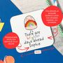 There Are Brighter Days Ahead Personaslied Coaster, thumbnail 2 of 2