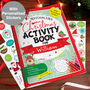 Personalised Christmas Activity Book With Stickers – Stocking Filler, thumbnail 1 of 7
