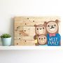 Personalised Wooden Bear Family Portrait, thumbnail 1 of 7