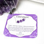 Amethyst Necklace, Anxiety Relief Healing Crystal, thumbnail 2 of 5