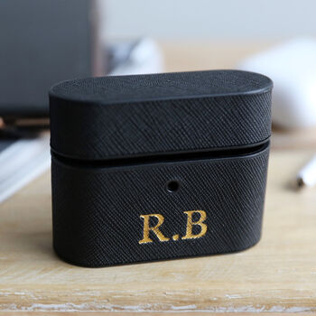 Personalised Vegan Leather Airpods Pro Case, 5 of 9