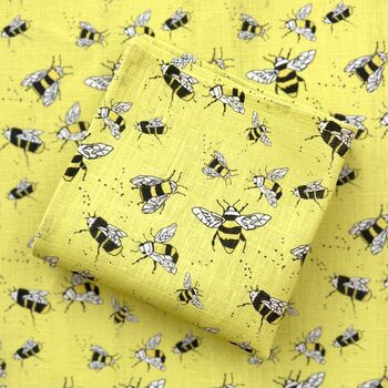 Buzzy Bee Linen Napkins, 4 of 9