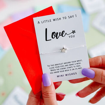 Stay Positive Little Wishes Bracelet And Card, 8 of 12