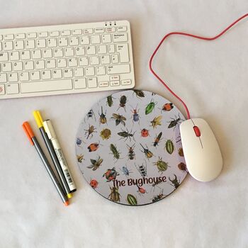 Personalised Handprinted Various Insects Mouse Mat, 7 of 7