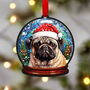 Pug Dog Tree Decoration, thumbnail 3 of 6
