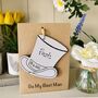 Personalised 'Be My Best Man' Top Hat Wedding Day Card, thumbnail 4 of 5