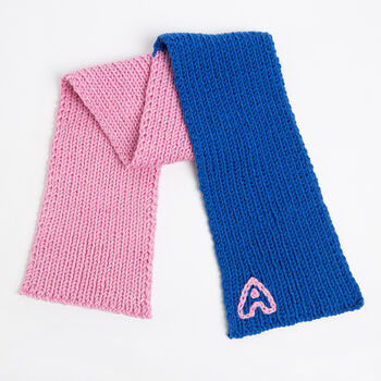 Toddler Scarf Personalised Knitting Kit, 3 of 8