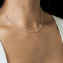 August Birthstone Peridot Sterling Silver Necklace, thumbnail 1 of 6