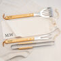 Personalised Engraved Initial BBQ Cooking Tool Set With Carry Bag, thumbnail 3 of 5
