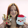 Make Your Own Christmas Masks Craft Kit, thumbnail 2 of 9
