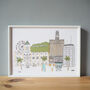 Los Angeles Cityscape Print, thumbnail 1 of 5