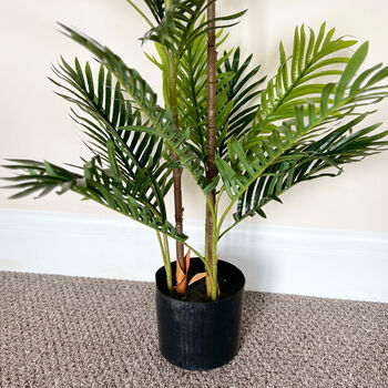 Artificial Palm Tree Faux House Plant, 3 of 8