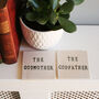 The Godfather/Godmother Ceramic Coaster, thumbnail 9 of 10