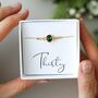 30th Birthday Birthstone Bracelet – Personalised Gift For Her, thumbnail 1 of 6