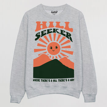 Hill Seeker Men's Slogan Sweatshirt, 5 of 5