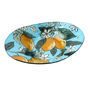 Sicilian Zest Large Oval Glass Bowl In Gift Box, thumbnail 2 of 3