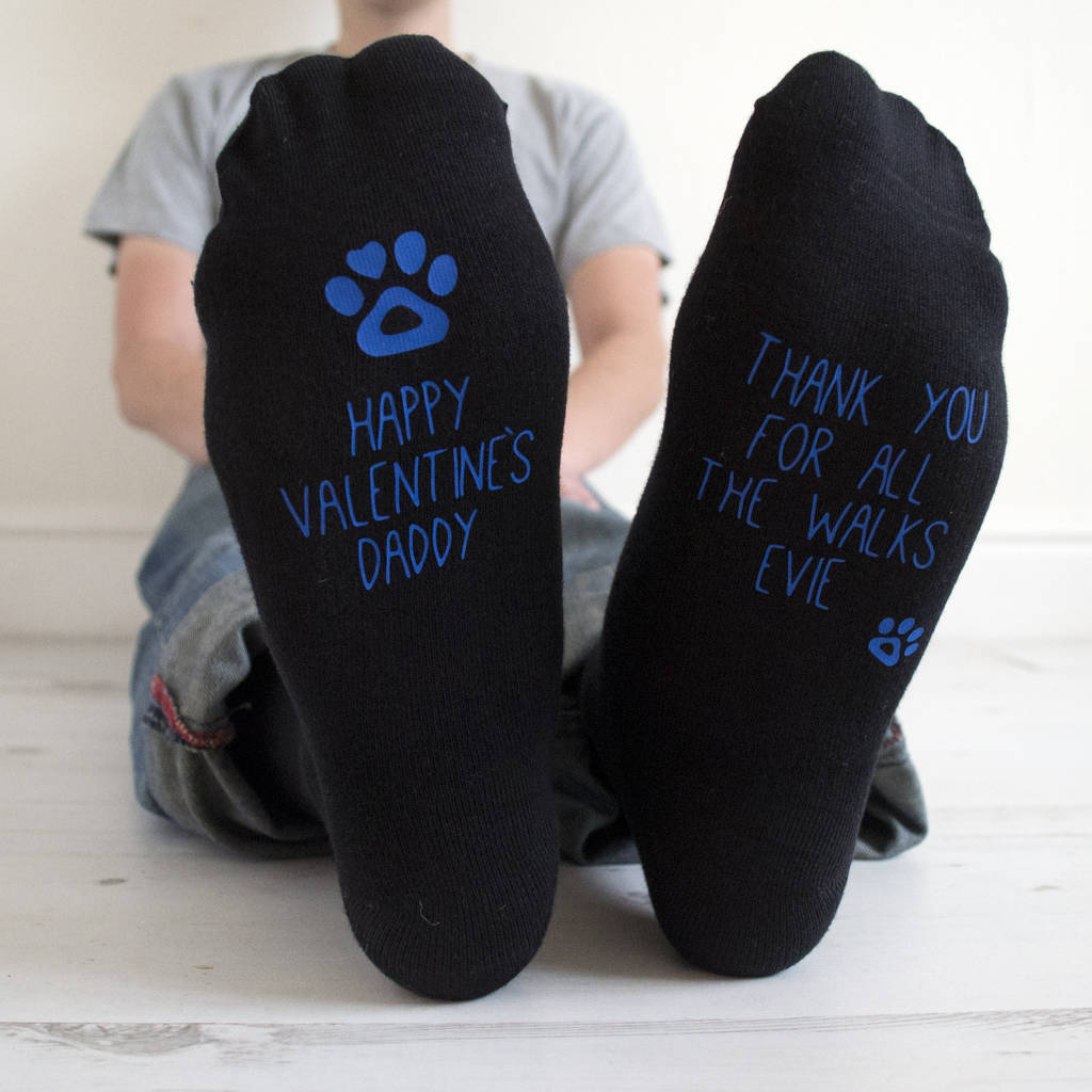 valentine's socks from the dog by solesmith