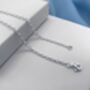 Sterling Silver Belcher Chain Necklace 2.5mm, thumbnail 7 of 7