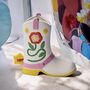 Retro Cowboy / Cowgirl Boot Shaped Vase, thumbnail 8 of 9