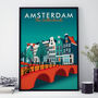 Amsterdam Art Print, thumbnail 2 of 4