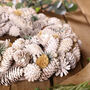 Extra Large Snowdrop Deluxe Christmas Wreath, thumbnail 6 of 10