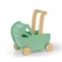 Personalised Wooden Toy Pram In Three Colours, thumbnail 2 of 3