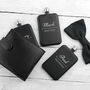 Personalised Groomsmen Slimline Hip Flask, thumbnail 4 of 7