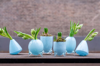 Evita Glass Vase Set Menthol, 4 of 5