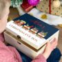 Personalised Name Wooden Christmas Eve Box Train, thumbnail 1 of 3