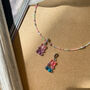 Duotone Gummy Bear Beads Necklace, thumbnail 1 of 7