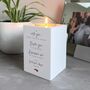 Memorial Poem Wooden Tea Light Holder, thumbnail 1 of 7