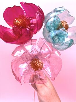 Mini Happy Bouquet Recycled Plastic Bottle Flowers, 2 of 9