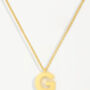 Women's Initial Necklace In 18k Gold, Christmas Jewellery Gift, thumbnail 8 of 12