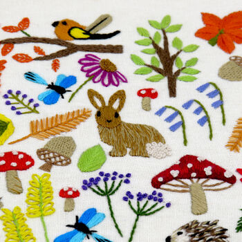 A Walk In The Woods Hand Embroidery Kit, 7 of 12