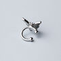Sterling Silver Crystal Butterfly Ear Cuff, thumbnail 3 of 7
