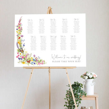 Wildflower Table Plan Board, 3 of 5