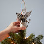 Recycled Newspaper Angel Decoration, thumbnail 2 of 6