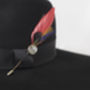 Navy Luxe Floppy Wool Hat, thumbnail 3 of 5