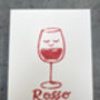 'Rosso' Red Wine Screenprint, thumbnail 2 of 5