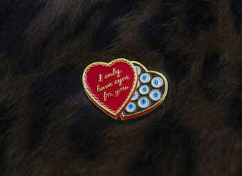 I Only Have Eyes For You Enamel Pin Badge, 5 of 5