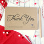 Thank You From The Newlyweds Wedding Card, thumbnail 1 of 5