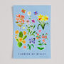 Flowers Of Wisley Poster Surrey Rhs Garden Travel Art Print, thumbnail 2 of 7