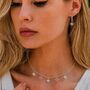 Moroccan Charm Sterling Silver Opal Necklace, thumbnail 1 of 8