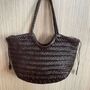 Beach Holiday Genuine Leather Tote Bag For Her, thumbnail 1 of 12